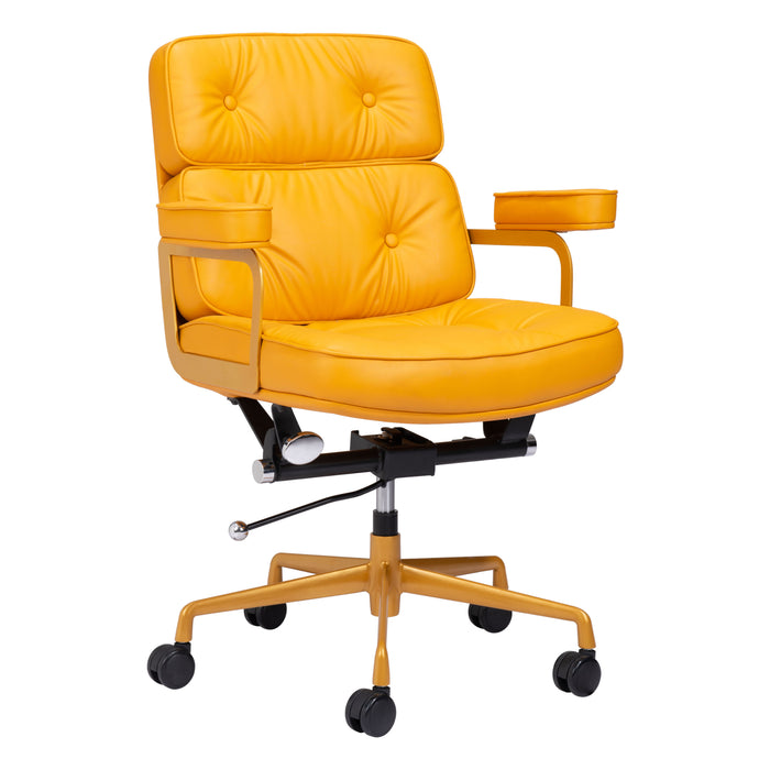 Zuo Smiths Office Chair Yellow