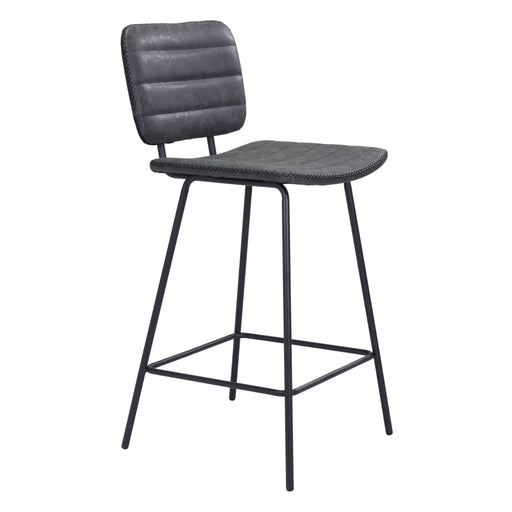 Zuo Boston Black Counter Stool