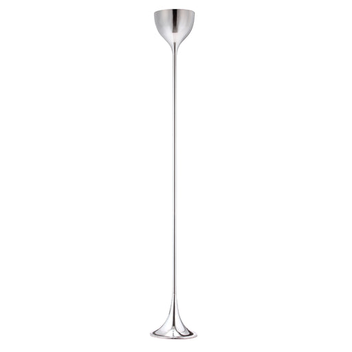 Zuo Neutrino Modern Sleek Elongated Design Floor Lamp Chrome