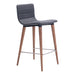 Zuo Jericho Gray Counter Stool