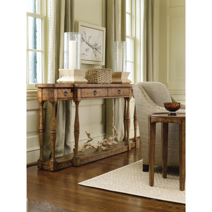 Hooker Furniture Sanctuary Four-Drawer Thin Console Table - Drift