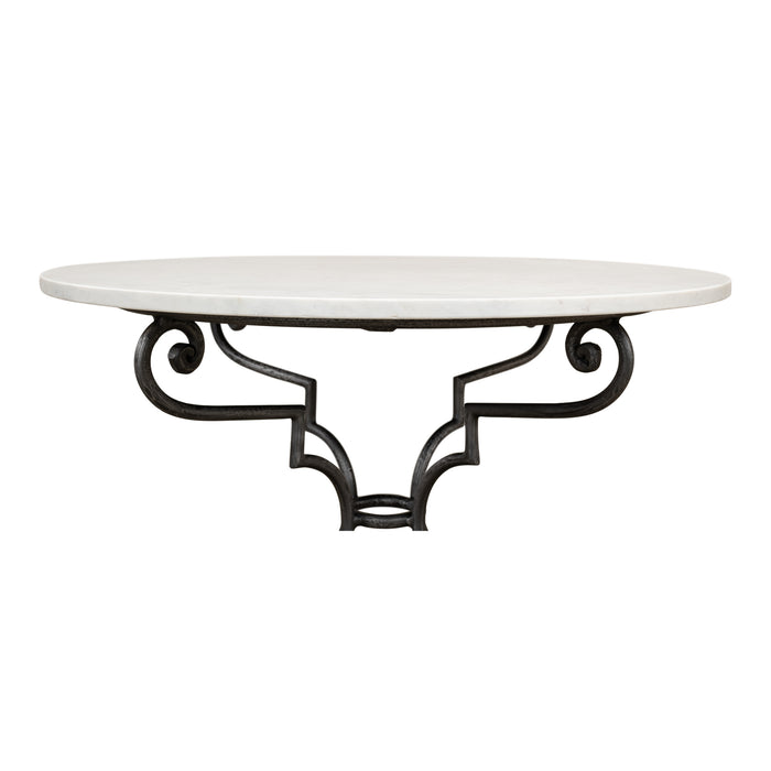 Sarreid LTD. The French Iron and Marble Table 30139