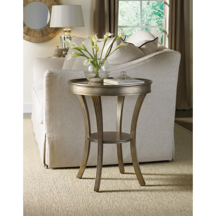 Hooker Furniture Sanctuary Round Mirrored Accent Table - Visage
