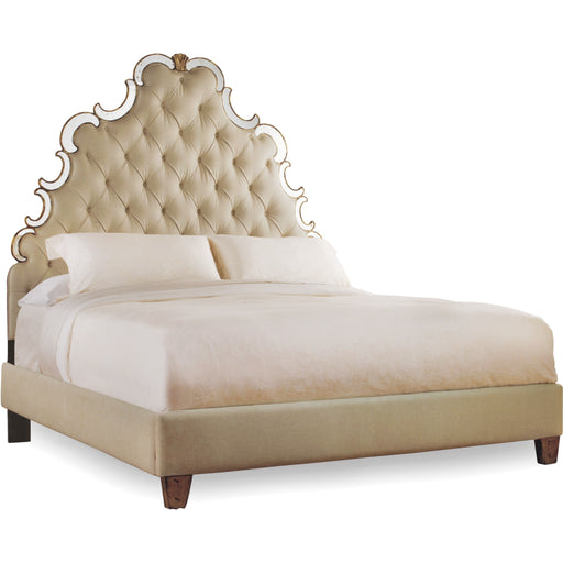 Hooker Furniture Bedroom Sanctuary King Tufted Bed - Bling 