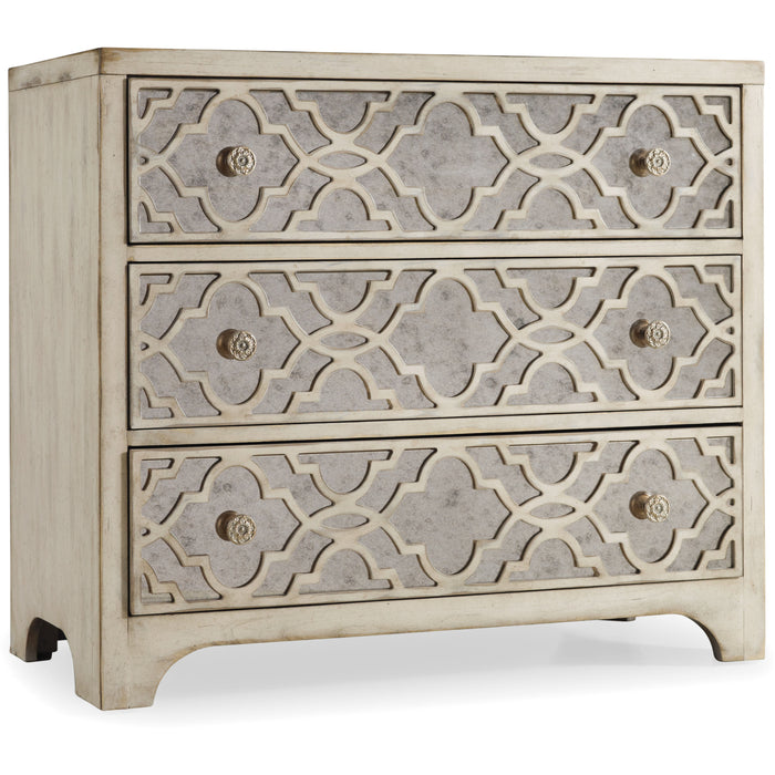 Hooker Furniture Sanctuary Fretwork Chest-Pearl Essence 