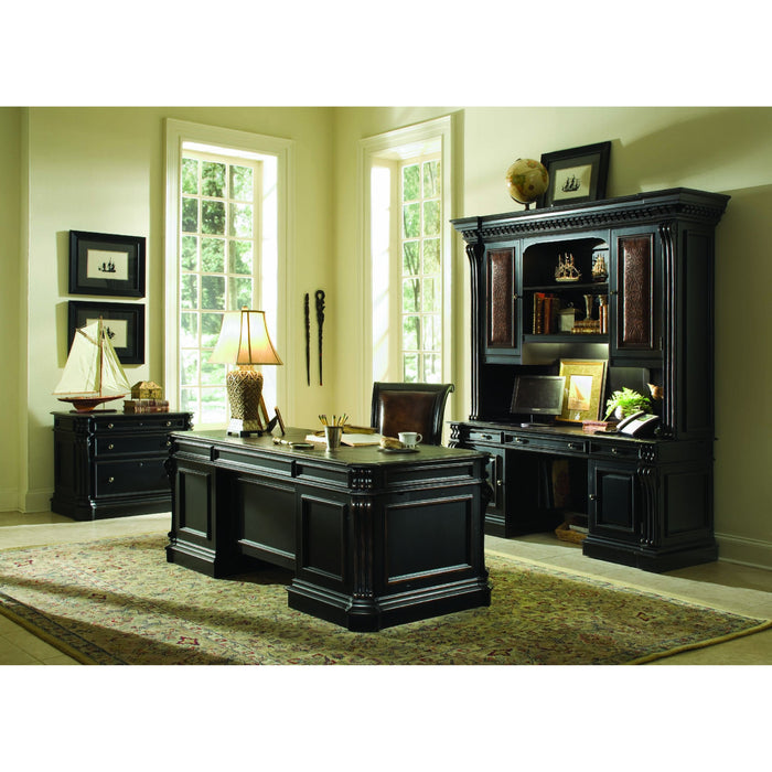 Hooker Furniture Home Office Telluride Black Wood Lateral File 