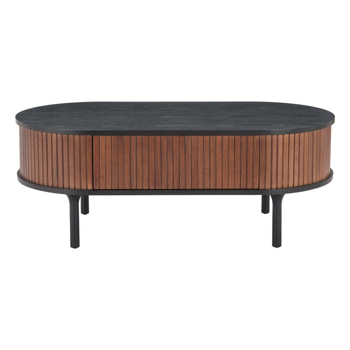 Zuo Koriana Oval Wood Coffee Table
