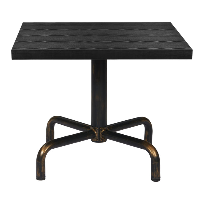 Zuo Neum Square Bistro Table Black