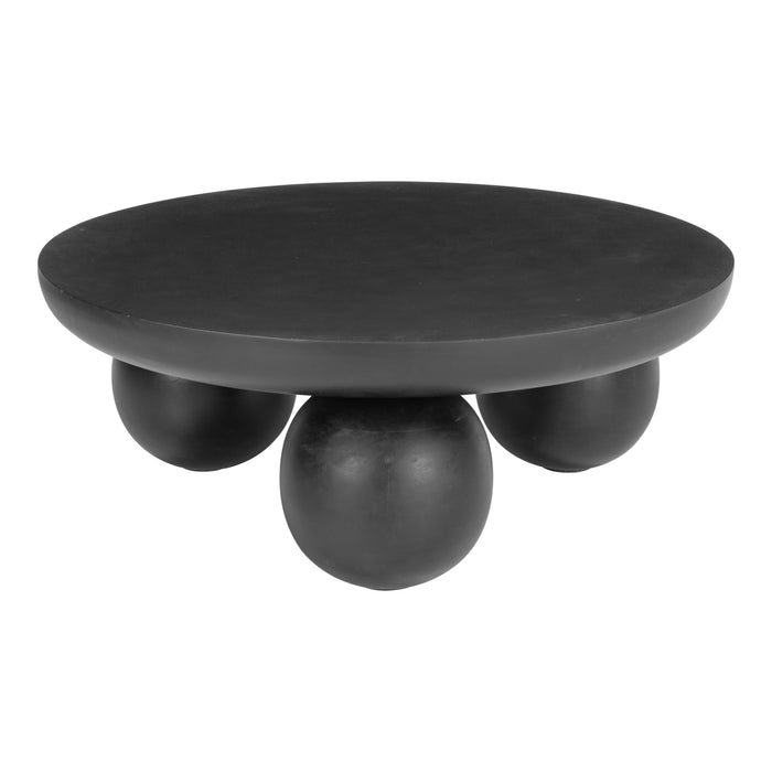 Zuo Ancona Round Black Coffee Table