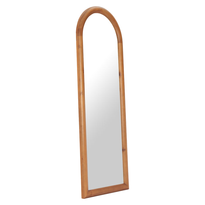 Zuo Tur Modern Fir Wood Standing Mirror in Natural