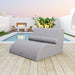 Zuo Luanda Modern and Durable Gray Outdoor Lounge Chair