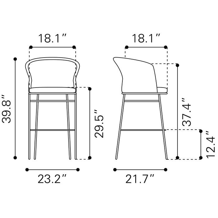 Zuo Freycinet Barstool