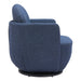 Zuo Modern Bant Blue Swivel Chair