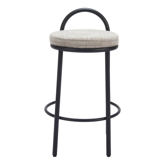 Zuo Sisal Cream Counter Stool