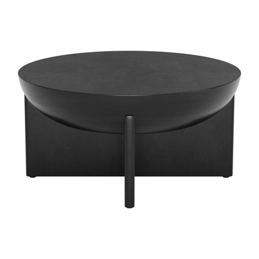 Zuo Tume Round Black Coffee Table