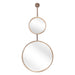 Zuo Mott Modern Gold Painted Steel Wall Mirror