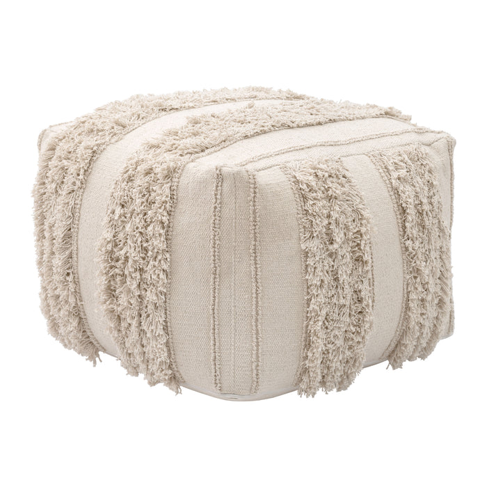 Zuo Modern Peru Beige Ottoman