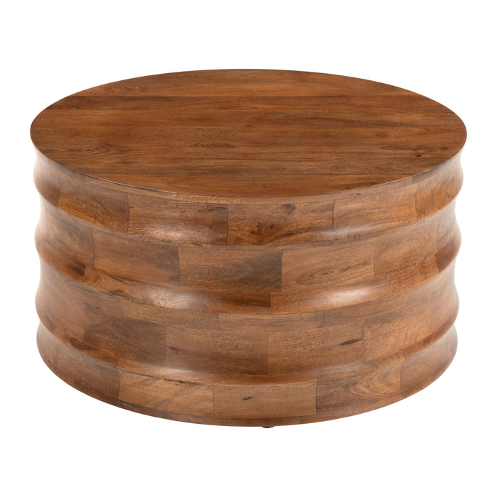 Zuo Antium Brown Round Coffee Table