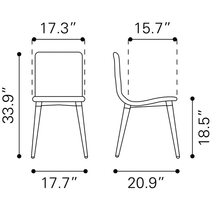 Zuo Jericho Dining Chair