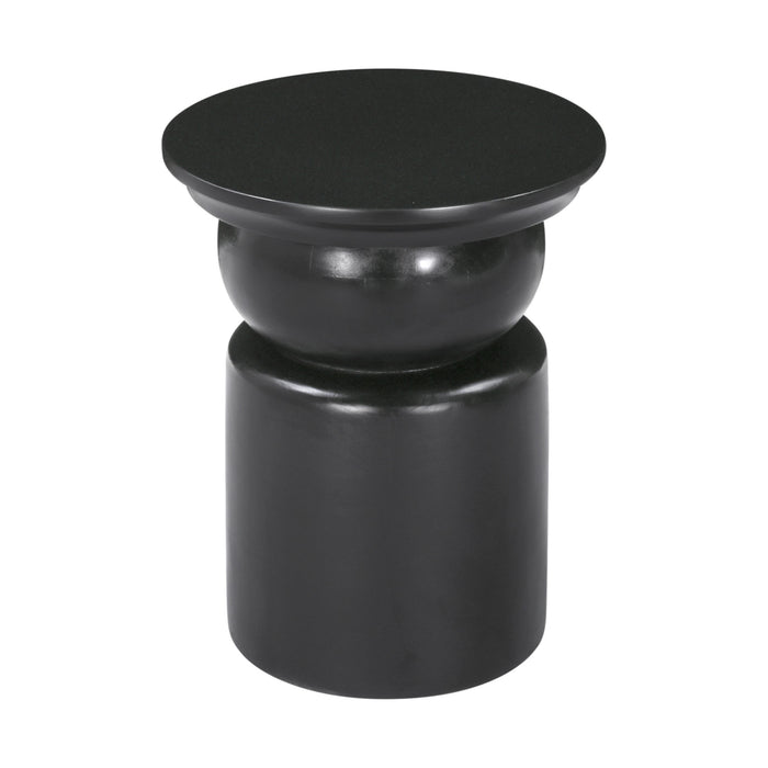 Zuo Colombo Round Black Side Table