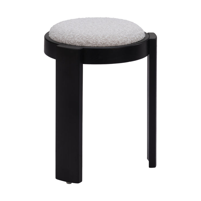 Zuo Modern Banjul Black Ottoman