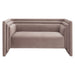 Zuo Modern Trippel Brown Loveseat