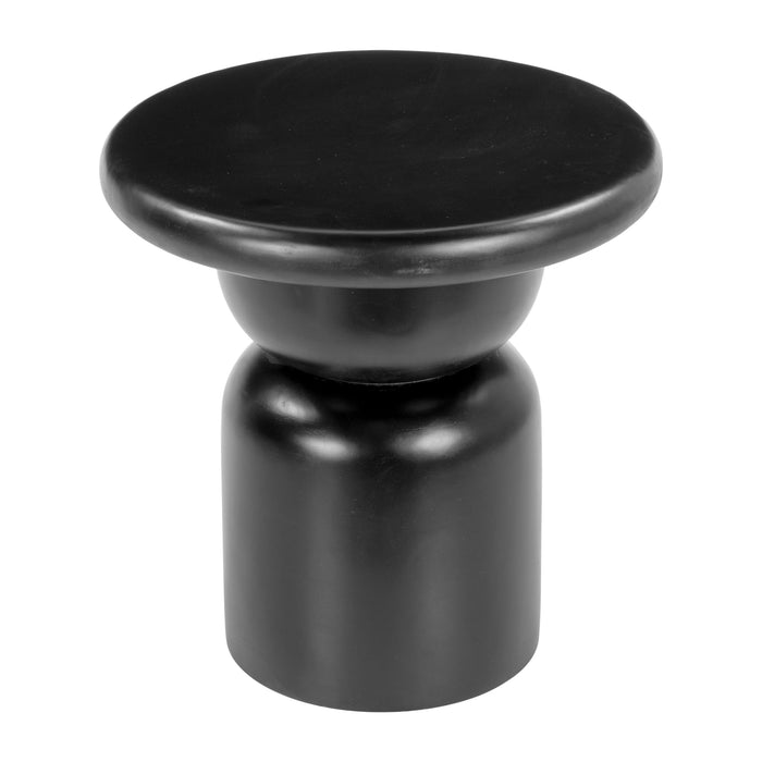 Zuo Hals Black Round Side Table