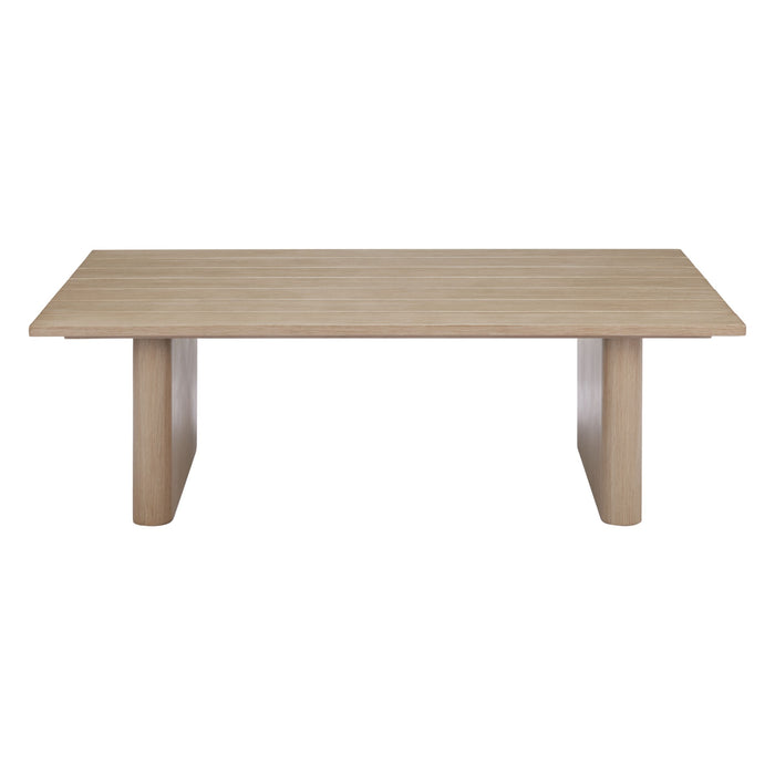 Zuo  Duna  Natural Faux Wood and Aluminum Coffee Table