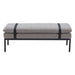 Zuo Padd Bench Gray