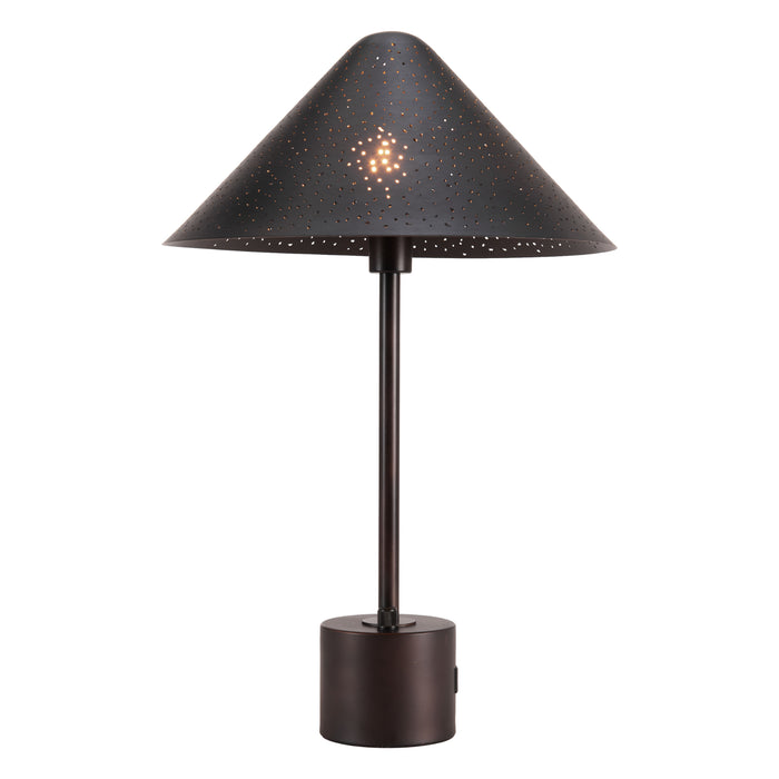 Zuo Cardo Modern Electroplated Steel Black Table Lamp