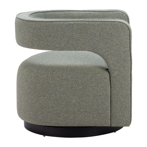 Zuo Modern Turku Green Swivel Chair