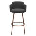 Zuo Kono Swivel Barstool Black