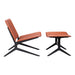 Zuo Modern Cardiff Brown Lounge Chair & Ottoman