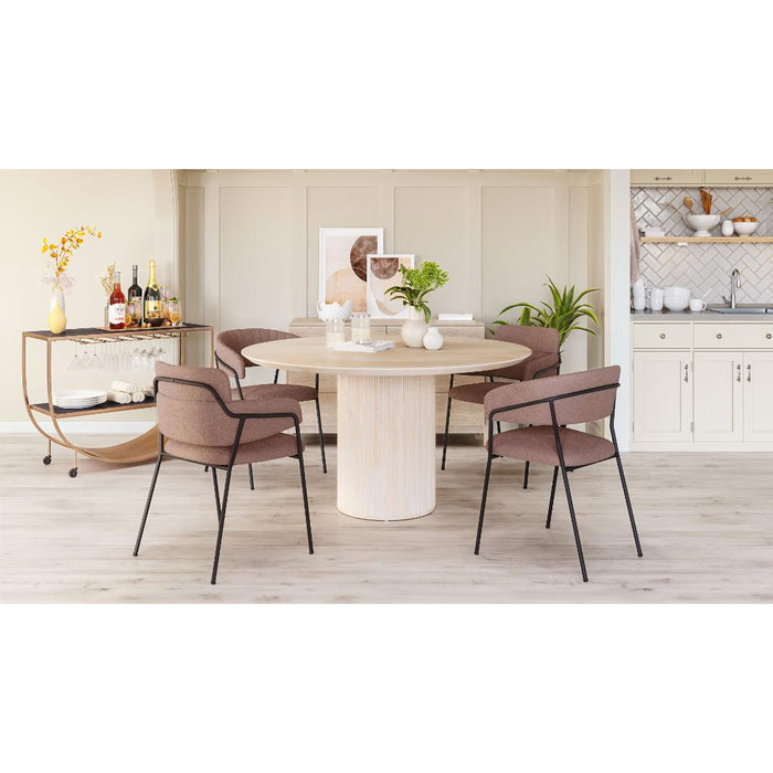 Izola Storage Dining Table Natural