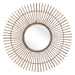 Zuo Dimond Modern Round Wall Mirror Gold