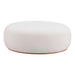 Zuo Modern Amber White Ottoman