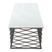 Zuo Duchess White Marble Coffee Table