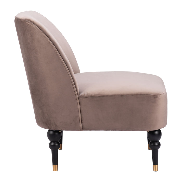 Zuo Modern Bintulu Brown Accent Chair