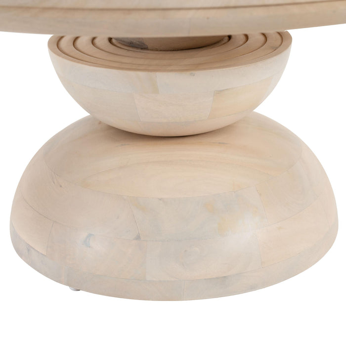 Zuo Bilanka Round Wood Coffee Table