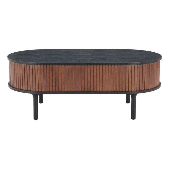 Zuo Koriana Oval Wood Coffee Table