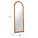 Zuo Tur Modern Fir Wood Standing Mirror in Natural