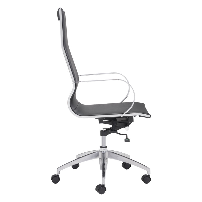 Zuo Glider High Back Modern Executive Office Chair Black