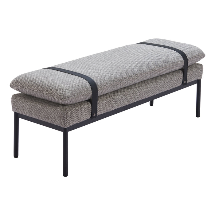 Zuo Padd Bench Gray