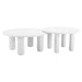 Zuo Ola Modern Elegance for Any Space Coffee Table Set White