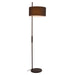 Zuo Lonte Sleek Steel Frame Modern Floor Lamp Black