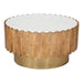 Zuo Bombay Round Marble Coffee Table