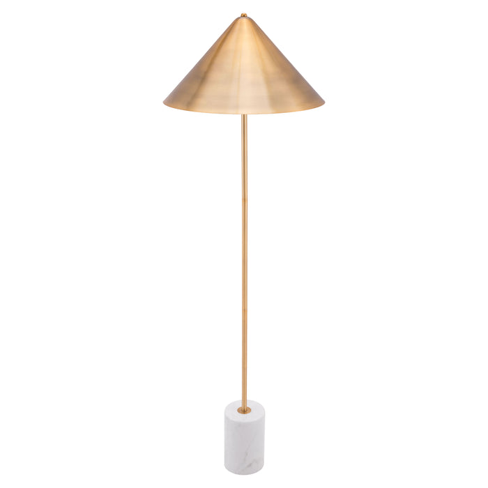 Zuo Bianca Elegant Modern Design with Marble Base Floor Lamp 