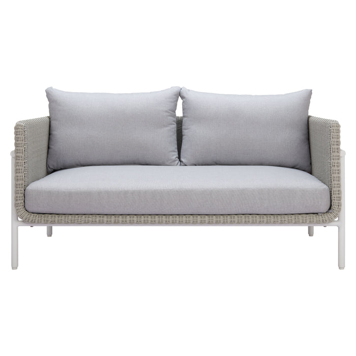 Zuo Frais Outdoor Loveseat Gray