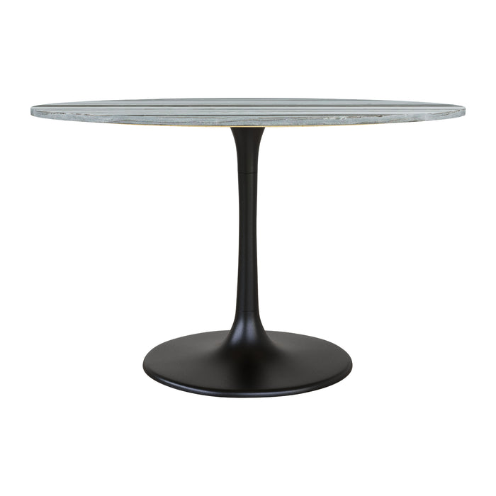 Zuo Central City Dining Table Gray & Black