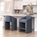 Zuo Emas Grey Counter Stool